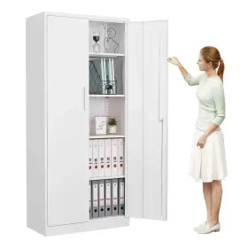 DBWH2022135W MLEZAN Garage Cabinet Steel Storage She