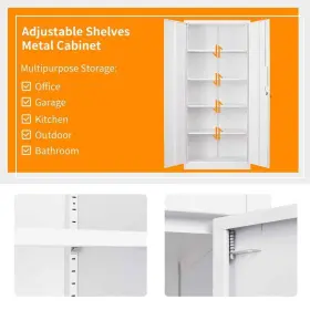 DBXG202276W MLEZAN Storage Cabinet Office File Shelves #3