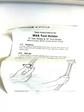507005 MSA Chisel Grip Tool Holder #3