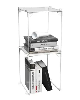 B09XX5GB1T NEUDECO Pack Mesh Locker Shelf Stackable Tall