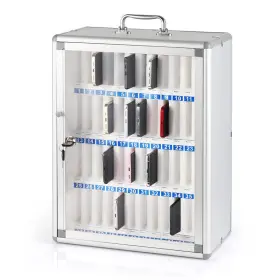 Ozzptuu B07kj44fcj 48 Slots Aluminum Alloy Pocket Chart Storage Cabinet For Cell