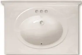 112003 PREMIER Vanity Top Sink Swirl #2