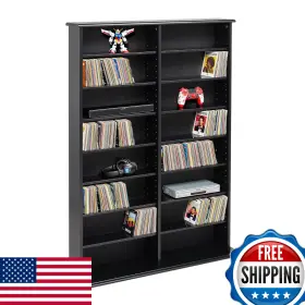 B001KW0BBU PREPAC Column Double Wall Display Cabinet Media