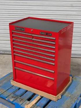 Proto J542742-11rd Roller Cabinet Tool Box 11-drawer 42 Inch X 27 18 Steel Red