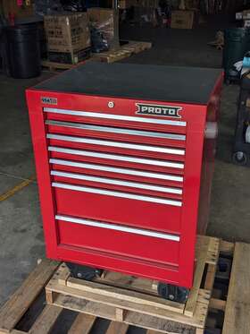 JSTV2739RS08RD PROTO Roller Cabinet Tool Box Drawer Steel