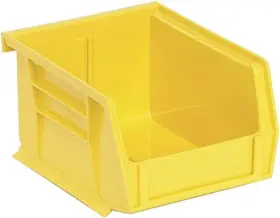 Quantum Storage 445057426497 Systems Ultra Stack And Hang Bin Yellow 5-3/8in X 4-1/8in 3in