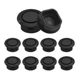 QPH-G-0286 REBVUGR Car Rear Bumper Radar Hole Cover Plugs