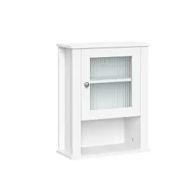 Riverridge B091ftdldf Prescott Bathroom Wall Cabinet With Reeded Glass Door Adjustable Shelf