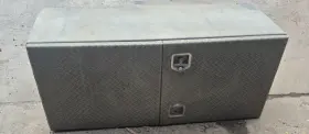 Road Gear 68100124 Diamond Plate Aluminum Double Door Toolbox Oal 24x24x60 Inch 150 Lbs