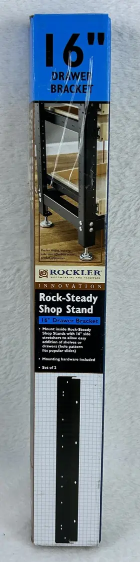 57363 ROCKLER Steady Stand Drawer Bracket Set Woodworking