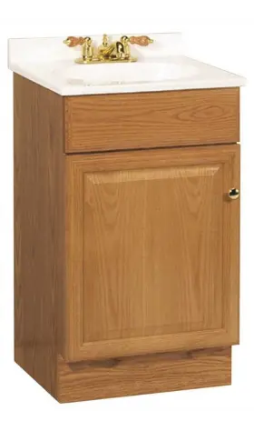 C14018A RSI Richmond Bath Vanity Oak Cultured Marble Van