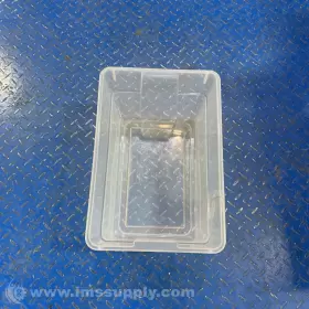 1992361 RUBBERMAID Transparent Storage Tote Usip