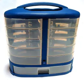 740258614429 SANA ENTERPRISES Storage Organizer Toolbox Bins