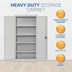 EA4R361872-05 SANDUSKY Elite Steel Freestanding Garage Dove #2