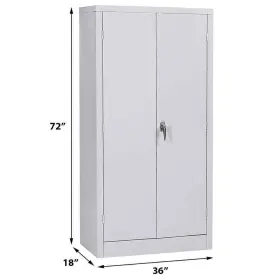 RTA-7000-05 SANDUSKY Steel Freestanding Garage Cabinet Dove #3