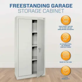 VF31301872-05 SANDUSKY Line Garage Freestanding Storage Dove #2