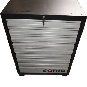 Sonic Tools Mss-26 Mss 26 Cabinet Frame 47280 8 Drawer Tool Storage Gray Black