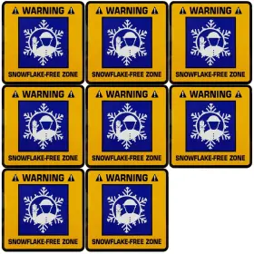 SNOWFLAKE8 STKR COMMANDER Trump Snowflake Zone Bumper Tool