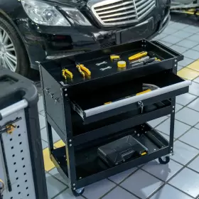 RTC001-BK SUN SUMMER Tool Chest Wheels Rolling Box #2