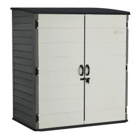 Suncast Bms6282d X-large Vertical Storage Shed All-weather Outdoor Backyard Unit Gray