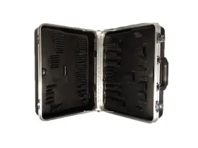 Techni-pro 758ca355 Techni-pro - Tool Case Black Mld Silver Trim 18-1/2ft X 13-1/2ft 8ft
