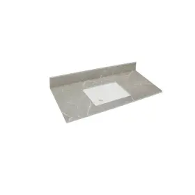 TSVK-TS307-LR-31X22-S-01 THINSCAPE Bathroom Vanity Tops Sink