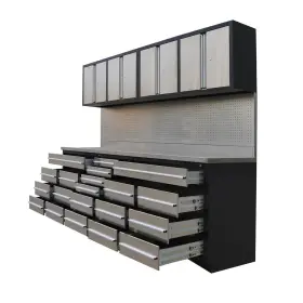 TMG-WBC20DS-W TMG INDUSTRIAL Pro Drawer Steel Workbench