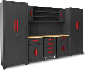 APGC103B-1 TORIN Garage Storage Workshop Cabinet Set Inclu APGC103B-1 TORIN Garage Storage Workshop Cabinet Set Inclu