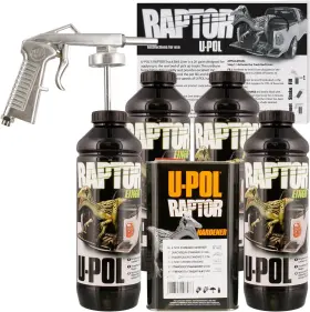 UP0820 U-POL Raptor Urethane Spray Bed Liner Gun Kit