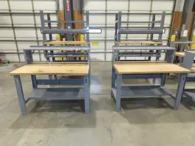 H-1128-WOOD ULINE Table Bench Top