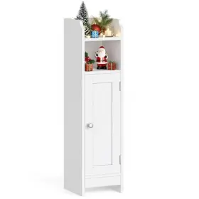 B08PF1PW6Q VASAGLE Corner Floor Cabinet Door