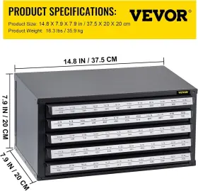 WCTZTFPX33646364 VEVOR Drill Bit Dispenser Cabinet Drawer #2