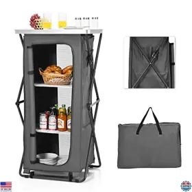 NP10176GR-L VISIT THE GOPLUS STORE Folding Camping Storage Up