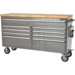T33255 61" 9-drawer Stainless-steel Tool Cabinet. Fixed Price $1193.47.