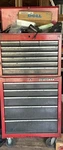 Vintage Craftsman 5-drawer Roller Cart Tool Box With 4-drawer Chest. Fixed Price $295.00.
