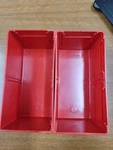 Lista Pb-8 Red Plastic Insert Box, 3" X 6" 3 Usip. 2pk. Fixed Price $17.99.