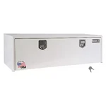 Buyers Products 1702210 48"w 9.0 Cu.ft. White Steel Underbody Truck Box. Fixed Price $578.99.