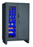 Durham 3703cxc-42b-5295, 42 Blue Hook On Bins In 14 Gauge Cabinet, 48"x24"x78". Fixed Price $4715.81.