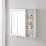 Home Decorators Collection 30" W X 29" H Rectangular Medicine Cabinet W/ Mirror. Fixed Price $95.00.