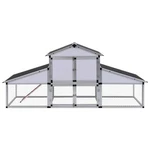 Chicken Coop And Run Hen House With Nesting Box Cage Aluminum Vidaxl. Fixed Price $278.99.