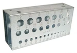 Huot 11900 Drill Bit Stand, 29 Capacity, For Inch Sizes 1/16" To 1/2" In .... Fixed Price $27.83.