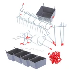 Peg Board Tool Hangers Garage Storage Rack Organizer Accessories Pegboard. Fixed Price $125.32.