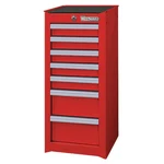 Westward 32h864 Side Cabinet, 7-drawers, Powder Coated Red, 15.5" W X. Fixed Price $476.99.