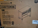 Craftsman Roller Cabinet Tool Box 7 Drawer 41" Steel Red / Black. Fixed Price $300.00.