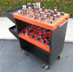 Huot 48-piece Cnc 40 Taper Toolholder Cart + 48 Cat40 Holders Local Pickup Only!. Fixed Price $1379.99.