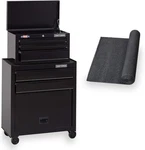 Craftsman Tool Chest Combo With Drawer Liner Roll, 26-inch, Rolling, 5 Drawer, B. Fixed Price $201.50.
