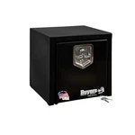 Buyers Product 15x13x15" Black Steel Underbody Truck Box W/ T-handle. Fixed Price $399.95.
