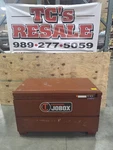 Jobox 2-654990 Crescent Sitevaultchest 48x24. Fixed Price $650.00.