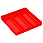 Ernst Mfg Tool Garage Organizer Tray, Red, 3-compartments - Made In The Usa. Fixed Price $15.29.