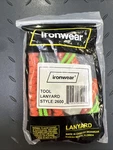 Ironwear Tool Lanyard, Hi-vis Orange, Part 2600, 15lb Capacity. Fixed Price $5.99.